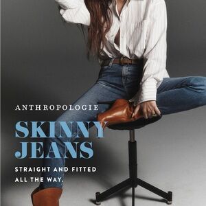 Pilcro Classic Blue Skinny Jeans